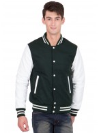 LEATHER SLEEVES VARSITY JACKET